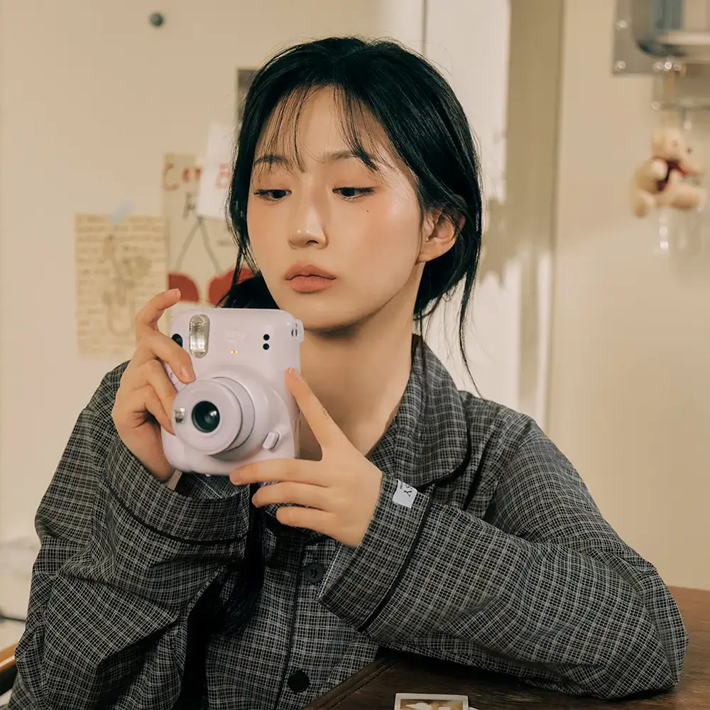 [해원 PICK] 도씨 실크핏 더스트 긴팔 커플 잠옷 세트